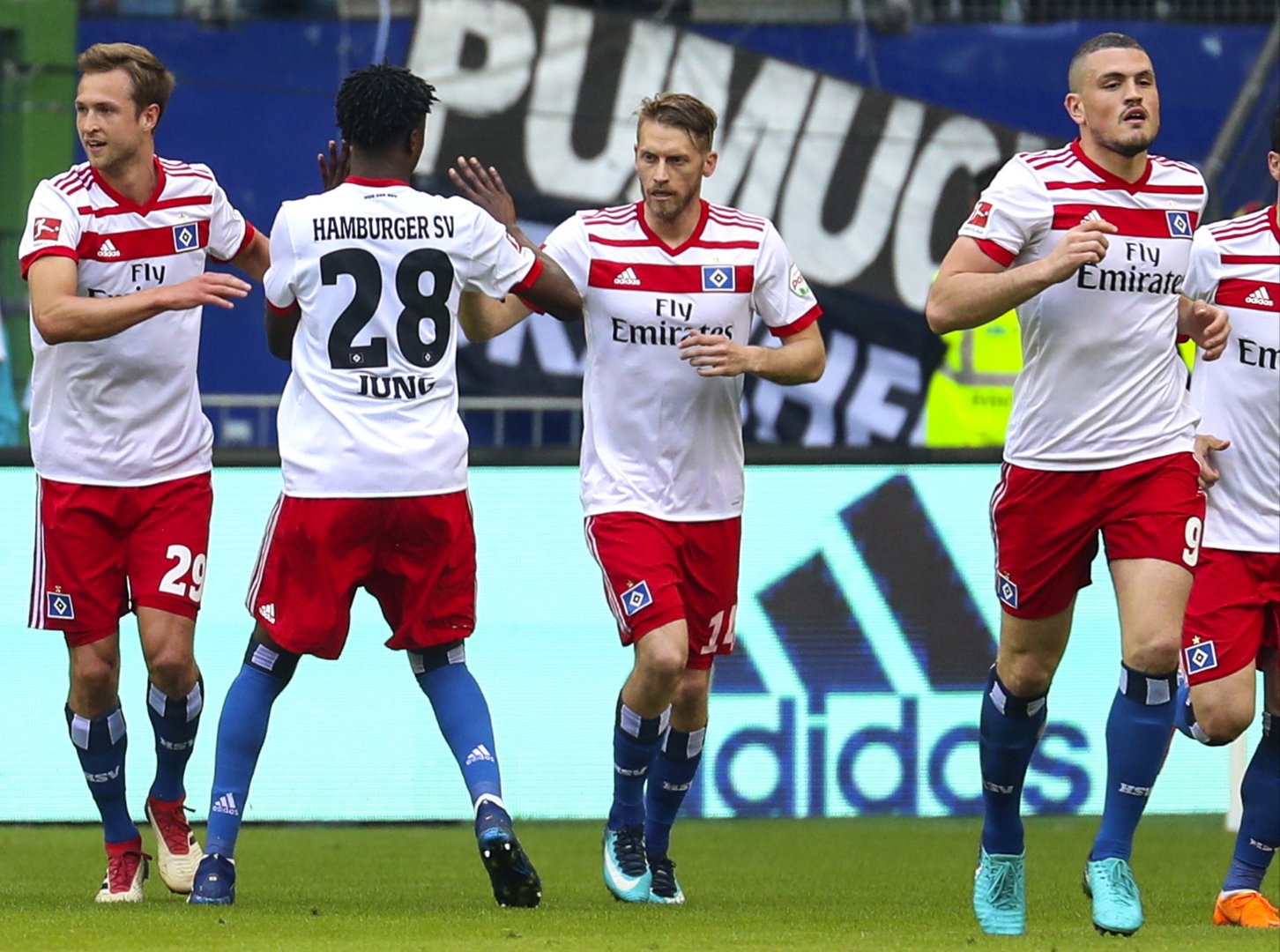 汉堡球队备战接下来的重要比赛